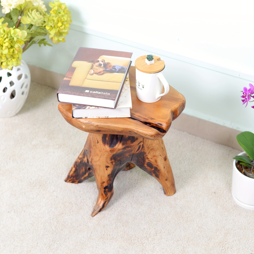 Outdoor Furniture Easy To Clean - 1pc Natural Edge Solid Fir Wood