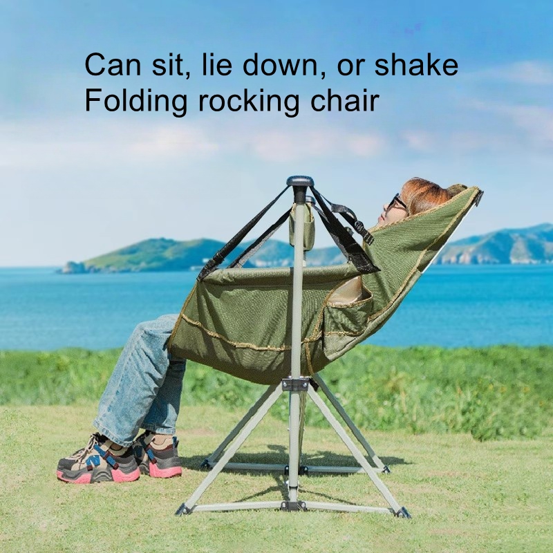 Outdoor Furniture Polywood - Outdoor travel rocking chair, portable outdoor