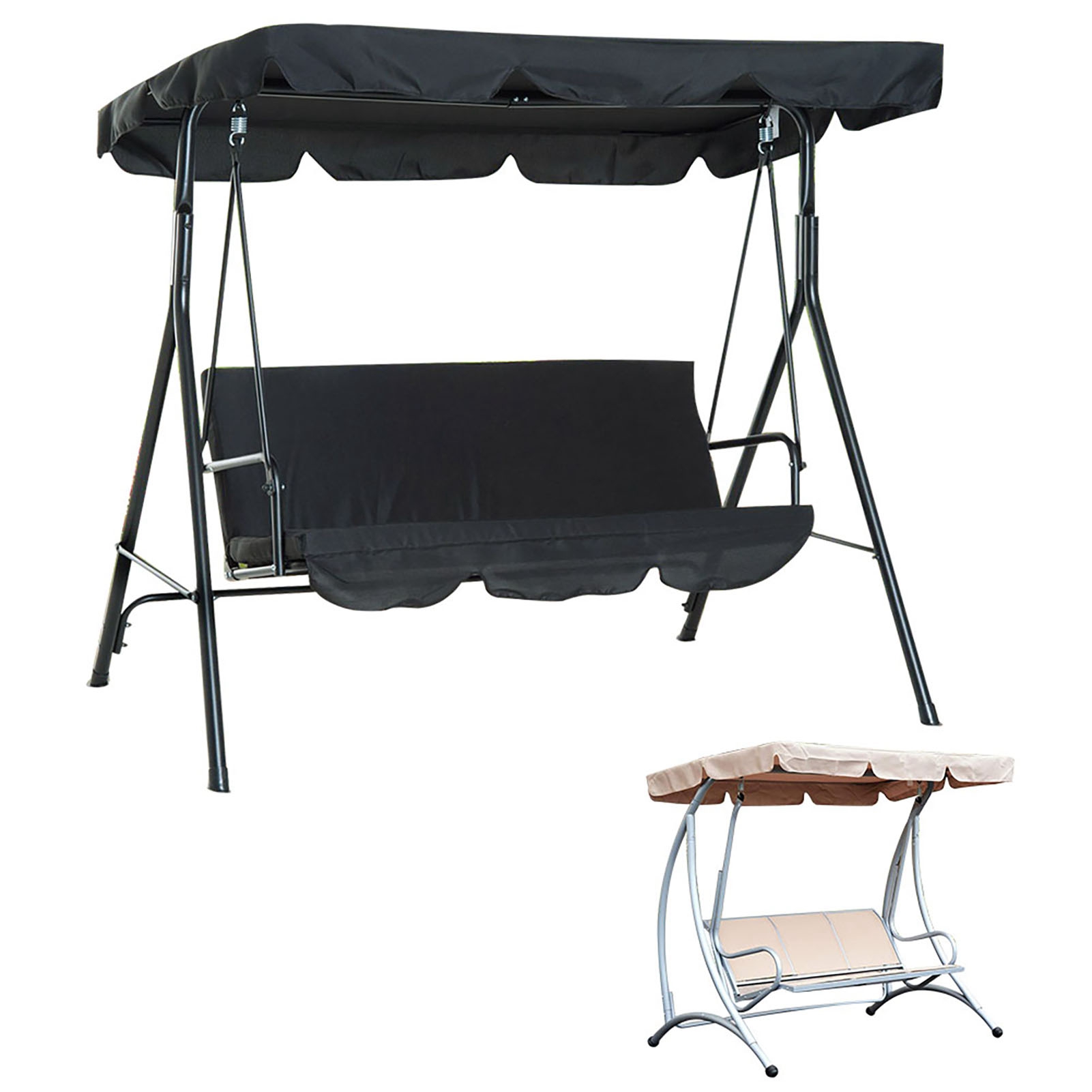 Outdoor Furniture Ideas - Canopy Swings Top Rain Cover Garden