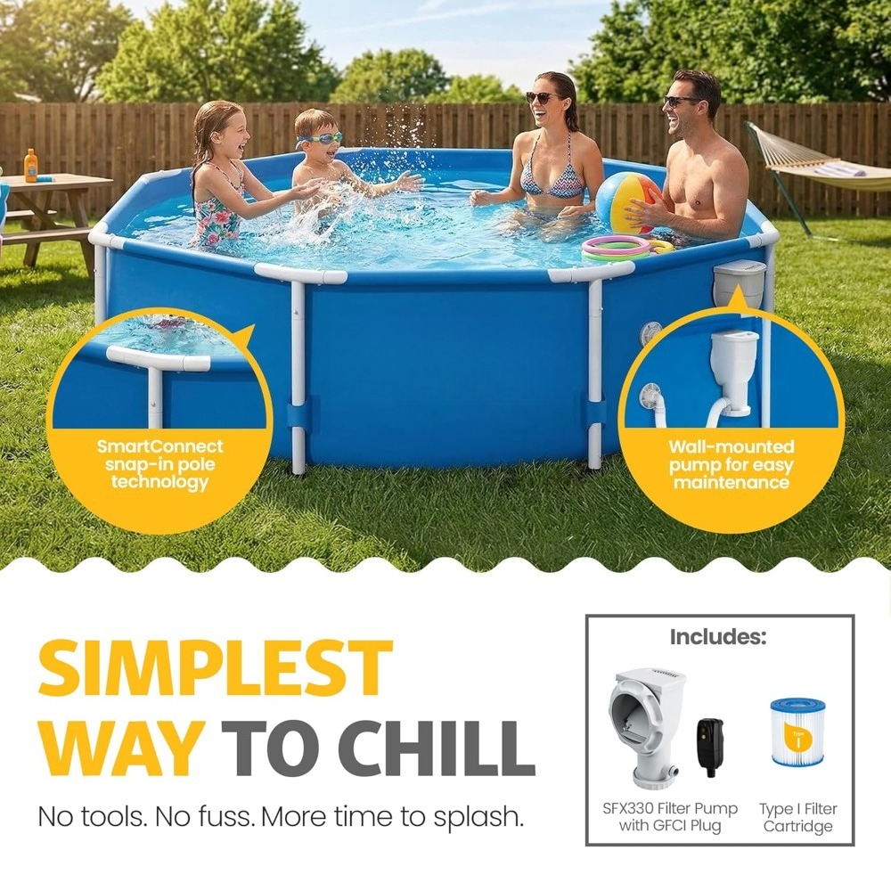 8ft Round Above Ground Swimmin – Outdoor Furniture Types Bewertung und Preis