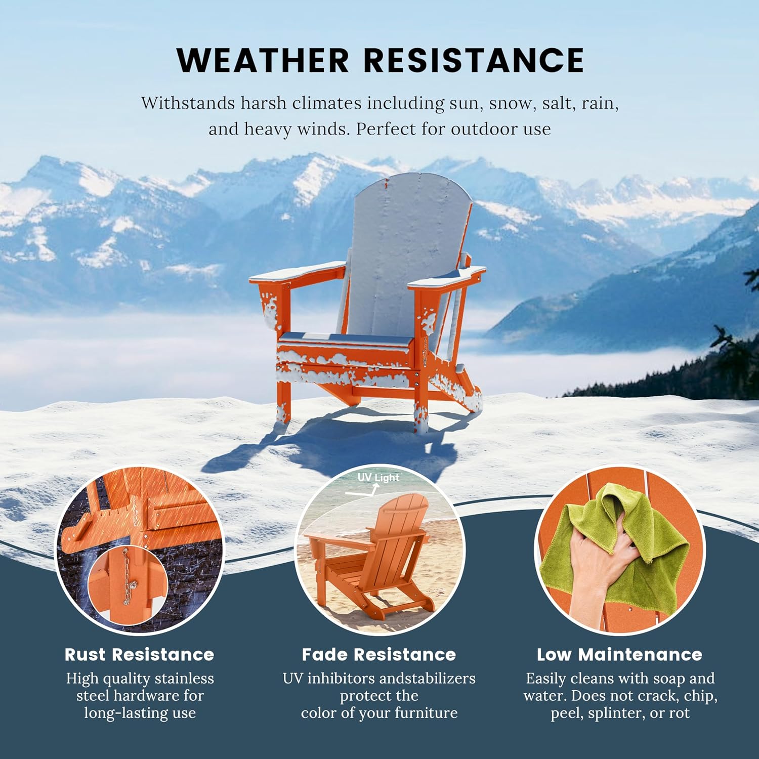 HDPE Laguna Outdoor Folding Po – Outdoor Furniture Polywood Bewertung und Preis