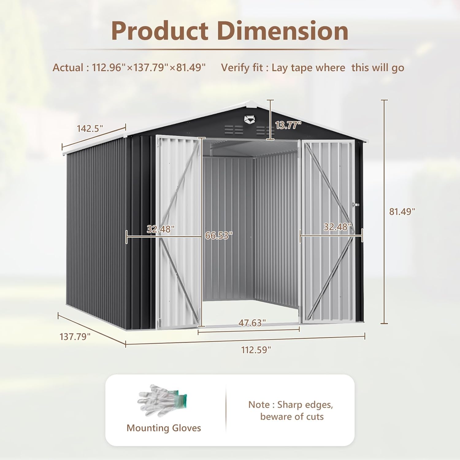 10x12 FT Metal Outdoor Storage – Outdoor Furniture Ideas Bewertung und Preis