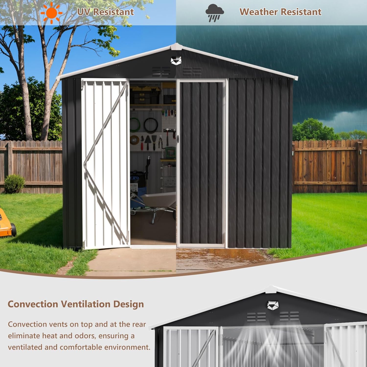 10x12 FT Metal Outdoor Storage – Outdoor Furniture Ideas Bewertung und Preis