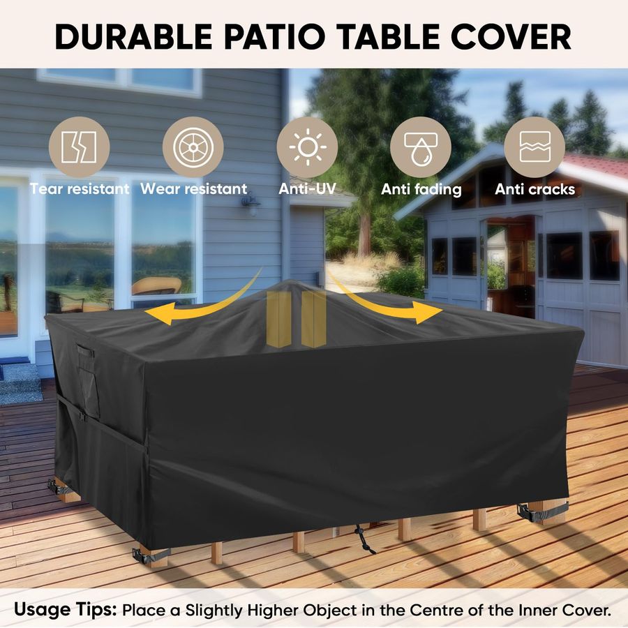 Patio Furniture Covers, Outdoo – Outdoor Furniture Table And Chairs Bewertung und Preis