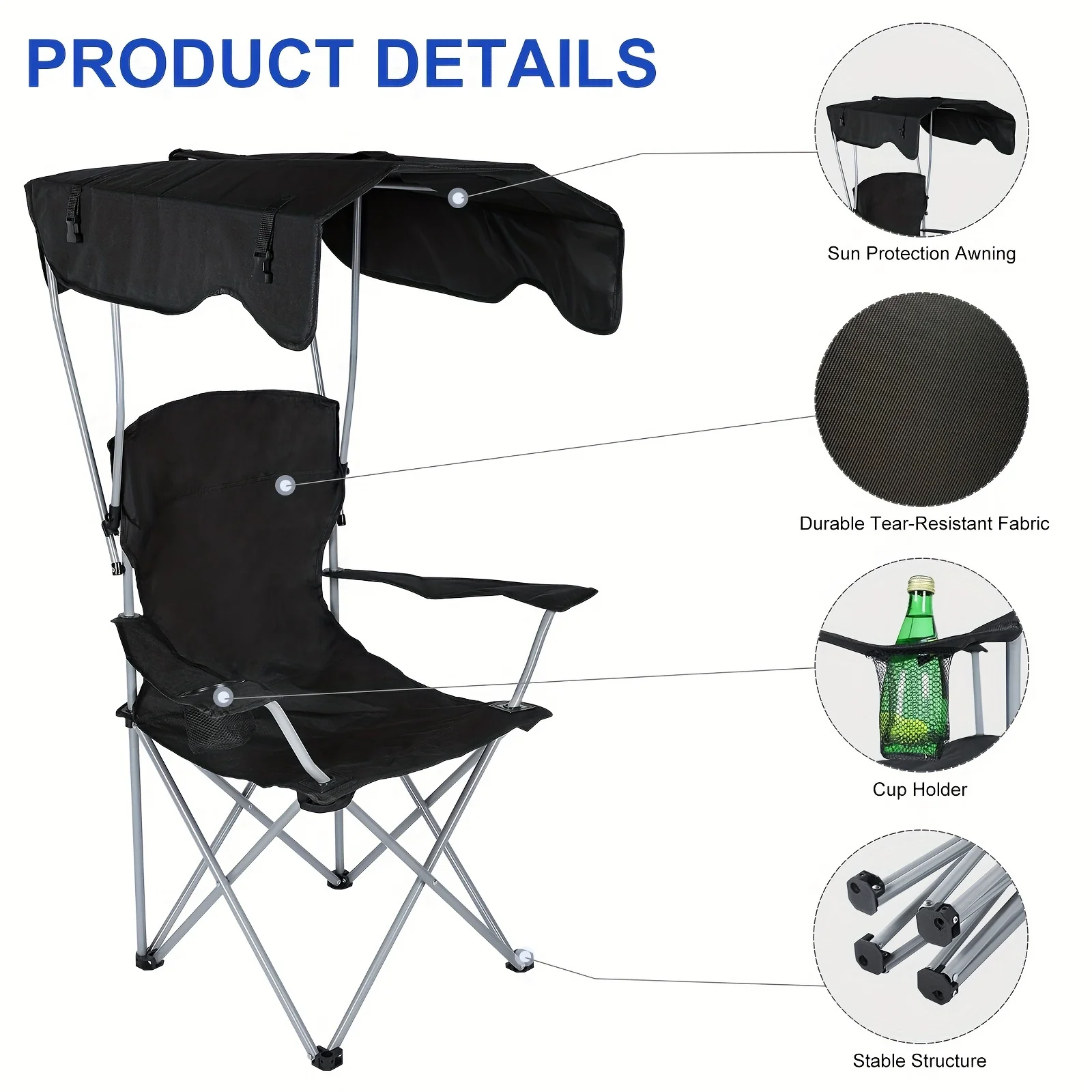 Canopy Lounge Chair with Sunsh – Outdoor Furniture Ideas Bewertung und Preis