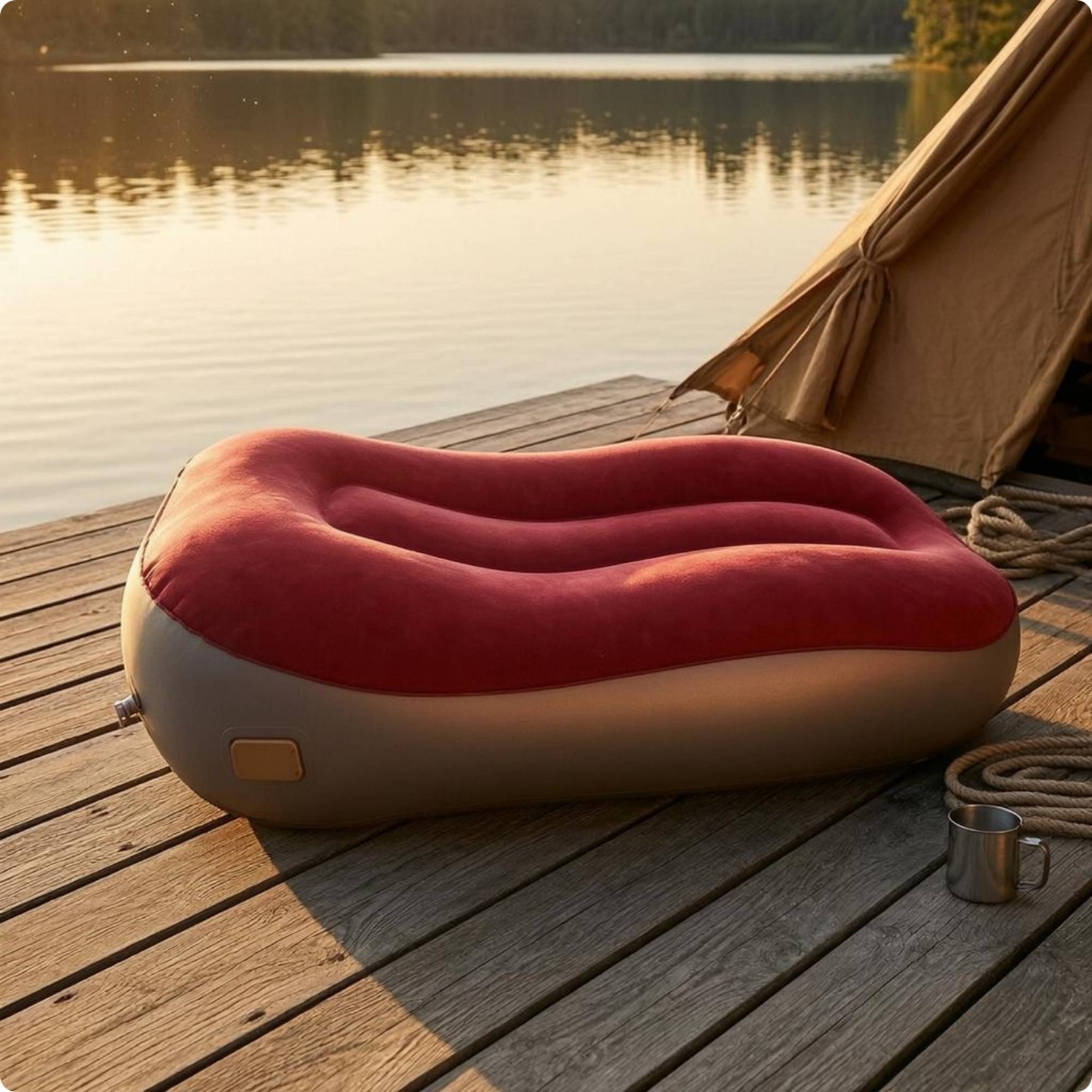 Single-Person Inflatable Sofa  – Outdoor Furniture Easy To Clean Bewertung und Preis