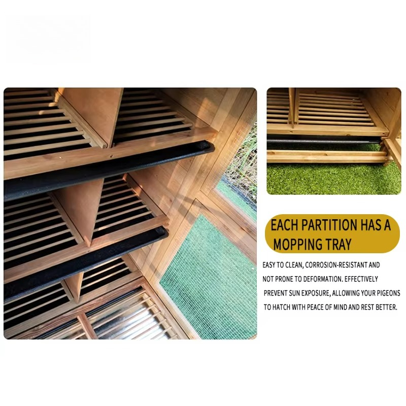 Large Wooden Bird Aviary Cage  – Outdoor Furniture Easy To Clean Bewertung und Preis