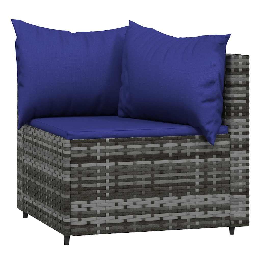 3pc Grey Modular PE Rattan Pat – Outdoor Furniture Easy To Clean Bewertung und Preis