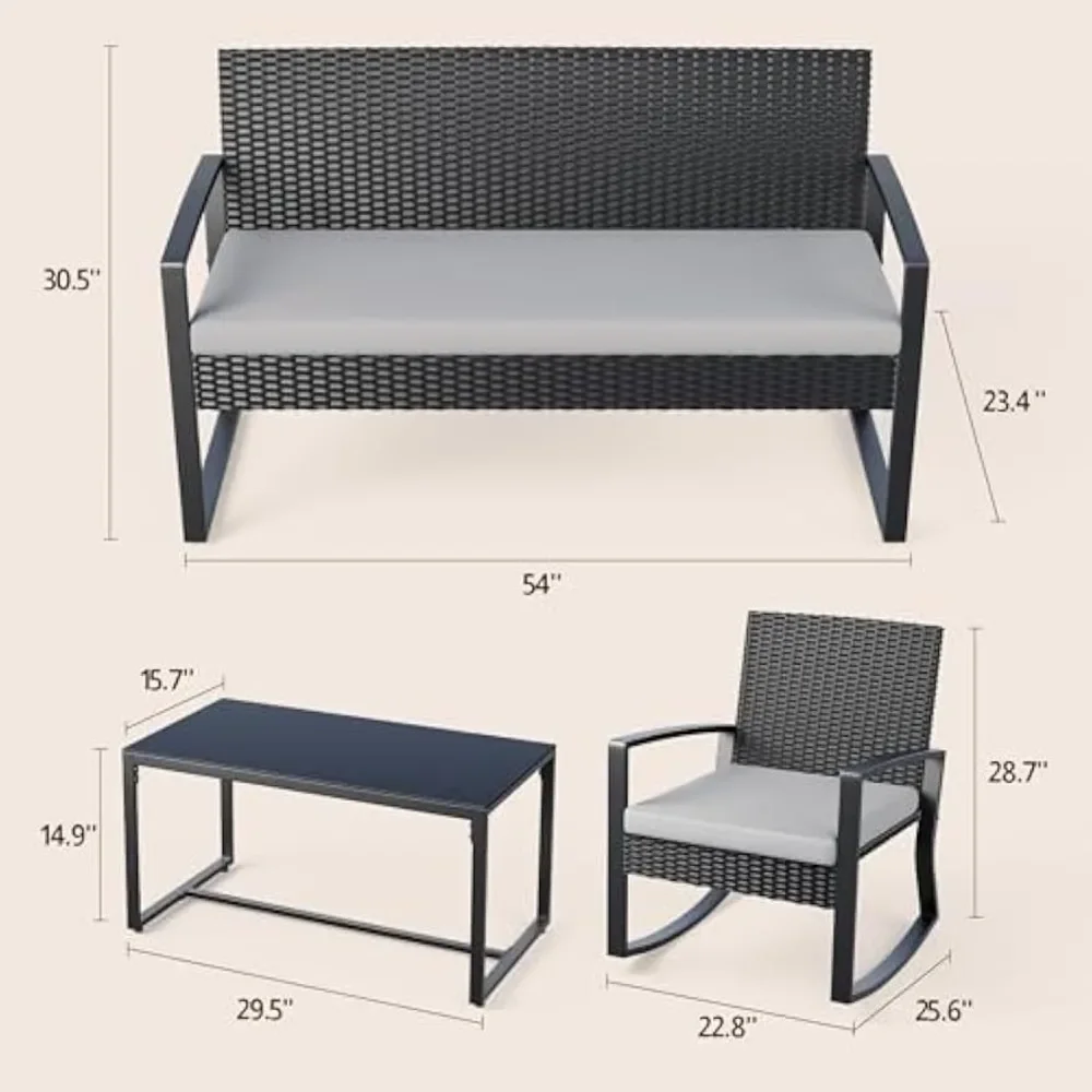 4 Piece Outdoor Patio Furnitur – Outdoor Furniture Ideas Bewertung und Preis