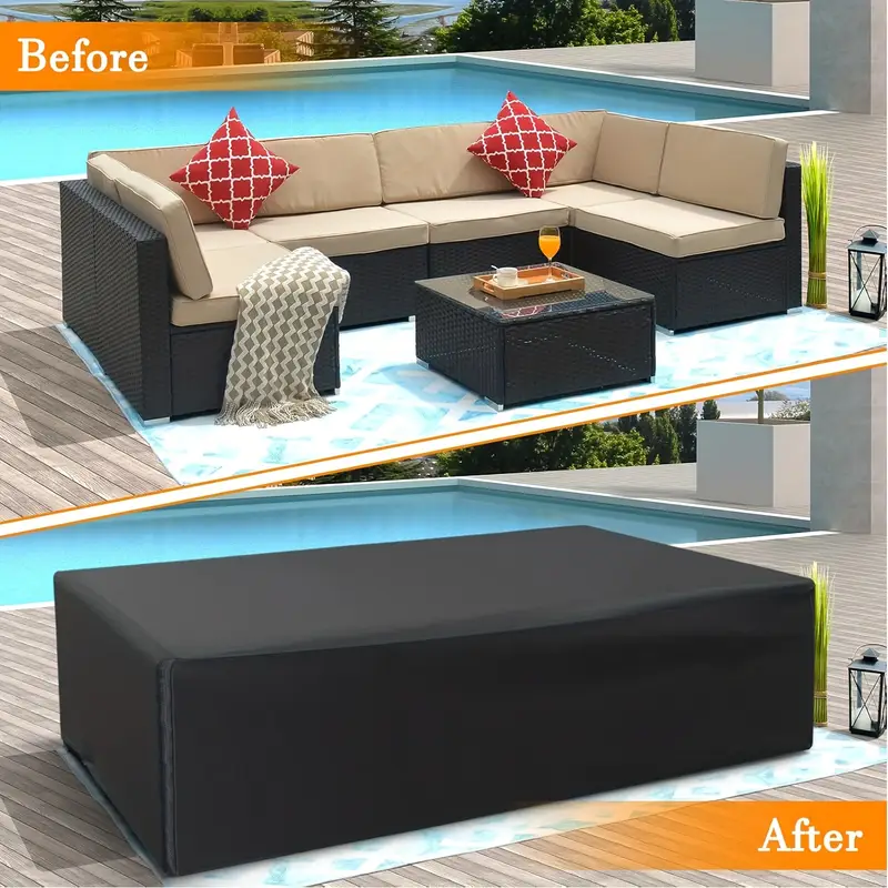 (102-137inch Length) size Outd – Outdoor Furniture Table And Chairs Bewertung und Preis