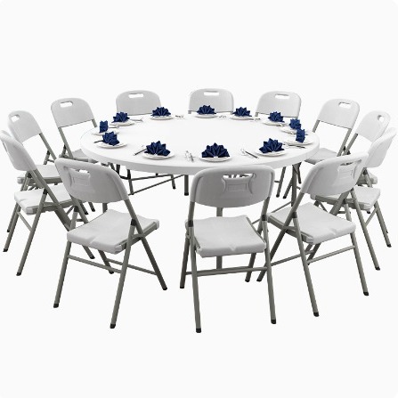 1.8 Round folding table dining – Outdoor Furniture Types Bewertung und Preis