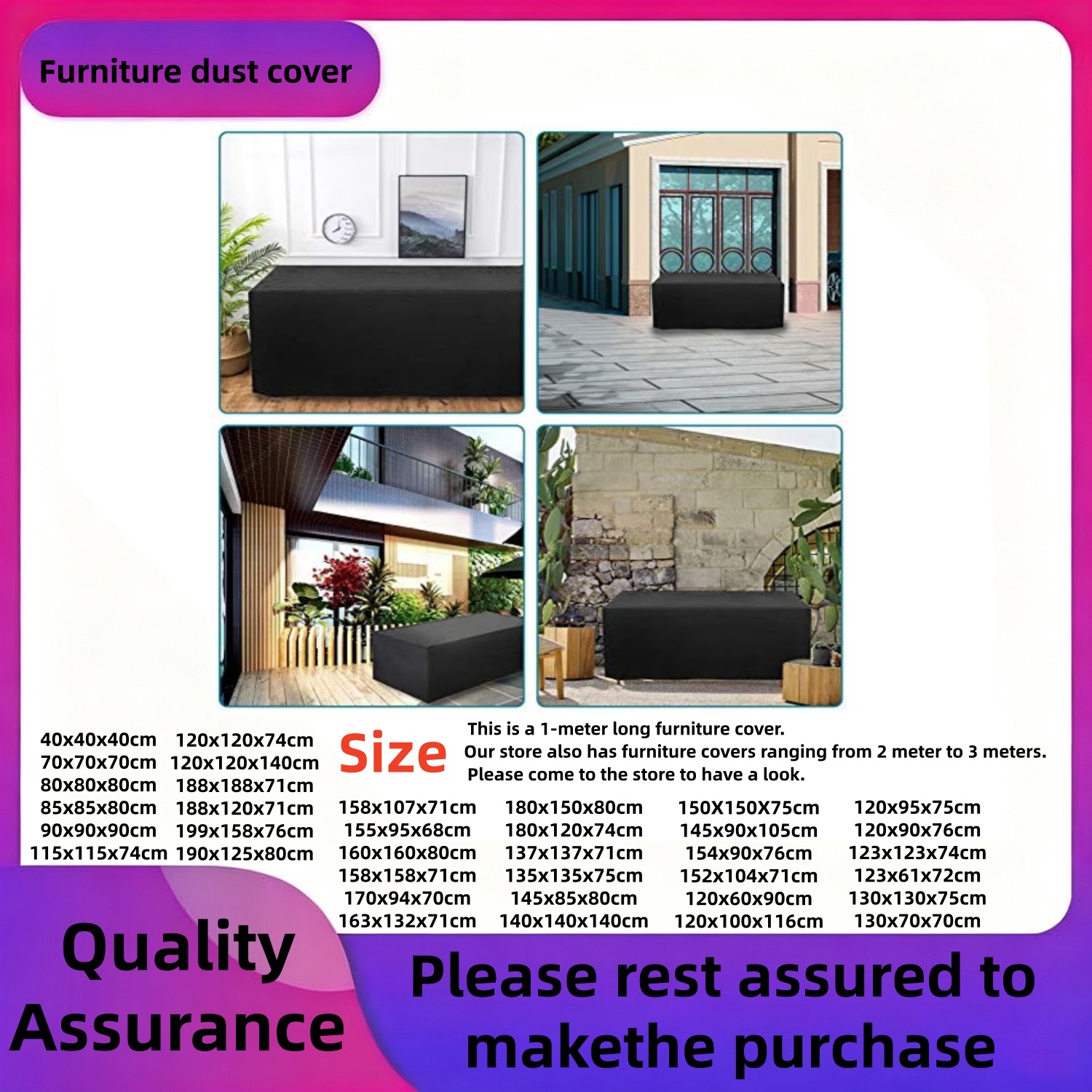 Patio FurnitureCover Rectangul – Outdoor Furniture Table And Chairs Bewertung und Preis