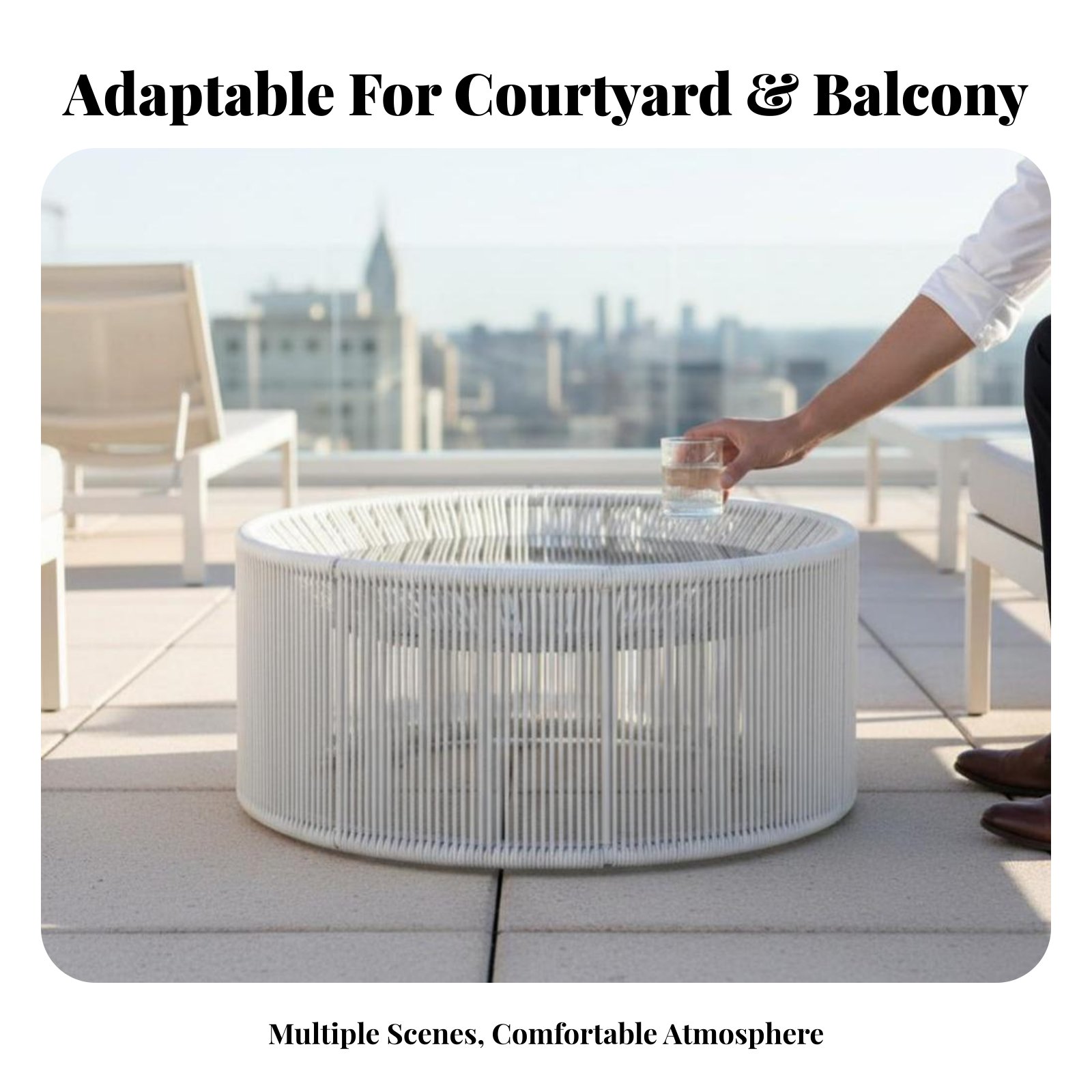 3 Pieces 3-Piece Woven Patio S – Outdoor Furniture Easy To Clean Bewertung und Preis