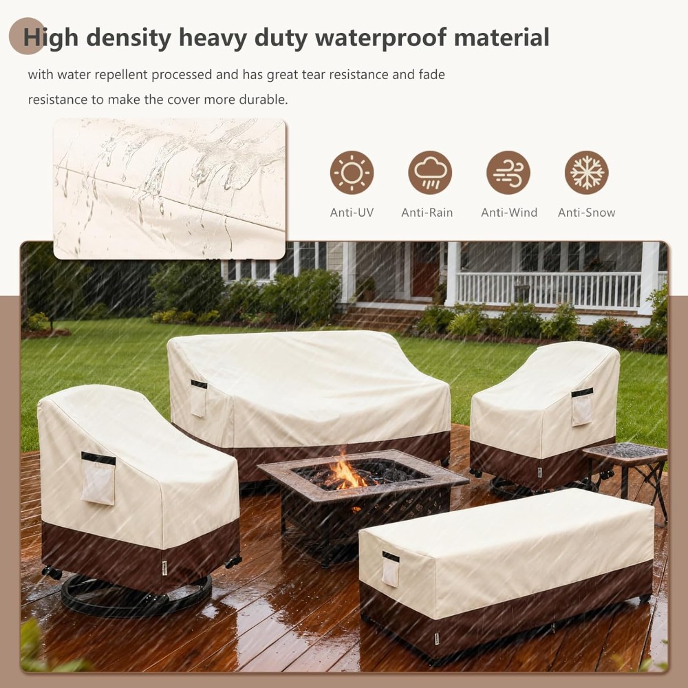 4-Piece Patio Furniture Covers – Outdoor Furniture Table And Chairs Bewertung und Preis