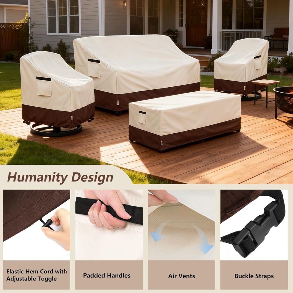 4-Piece Patio Furniture Covers – Outdoor Furniture Table And Chairs Bewertung und Preis
